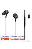 Type-C Mikrofonlu Kulaklık Samsung S24 - S24 FE - S24 Ultra - S24+ Plus Uyumlu