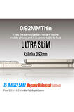 iPhone 12 13 14 Uyumlu 15W Hızlı Şarj Magsafe Powerbank 5000 Mah Kablosuz Ultra İnce Mıknatıslı