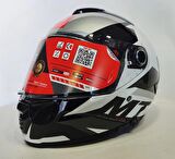 Mt Thunder 4SV Exeo C2 Pearl İç Güneş Vizörlü Kask Gri - Siyah M