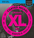DADDARIO EXP170-5 BASS GİTAR TEL SETİ, 5 TELLİ, 45-130, COATED NICKEL