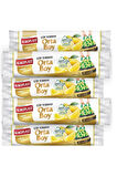 Ekstra Güçlü Limon Büzgülü Orta Boy 15li Çöp Torbası X 5 Paket