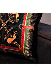 Barok Tarzı Kadife Yastık/Kırlent (KADİFE KUMAŞ, ULUSLARARASI YIKAMA VE SOLMAMA SERTİFİKASI)