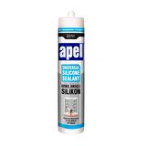  Apel Şeffaf Silikon 250 ml + Silikon Tabancası Plastik Set