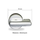 Islak Hacim 13 mm Kompakt Kabin Alüminyum Mandallı Kapı Kilidi
