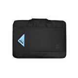 Gbmotion 3 Bölmeli Evrak Laptop El Omuz Çantası 17,3 İnç Siyah