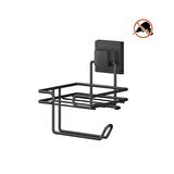 Tekno Tel EF-275 Yapışkanlı Yedekli Tuvalet Wc Kağıtlık Siyah