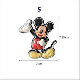 Çocuk Odası Mobilya Kulp Dolap Düğme Mickey Mouse