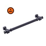 5 Adet Doğanlar Dragon 128 mm Mobilya Kulp Mat Siyah 