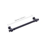 5 Adet Doğanlar Dragon 128 mm Mobilya Kulp Mat Siyah 