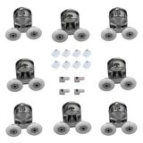 Duşakabin Tekerleği Rulman Metal Gövde 8 li Set Teker Çapı 24 mm