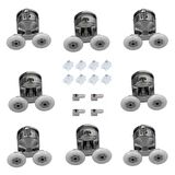 Duşakabin Tekerleği Rulman Metal Gövdeli 8 li Set Teker Çapı 22 mm
