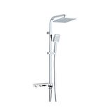 Tema Rain Hill Tetra Sürgülü Banyo Duş Takımı Seti Paslanmaz Boru
