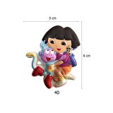 5 Adet Çocuk Odası Mobilya Kulp Dolap Düğme Dora
