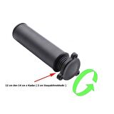 Metal Mobilya Koltuk 12 -14 cm Ayarlı Orta Destek Ayağı Mat Siyah