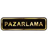 Abs Lüx Çift Katlı Yönlendirme Levhası Siyah-Altın Pazarlama