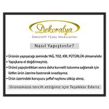 Abs Lüx Çift Katlı Yönlendirme Levhası Siyah-Gümüş Mutfak