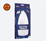 5 Adet Gazella Teflon Ekstra Ütü Altlığı Tabanlık Yanmaz Yapışmaz 
