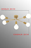 Cooper 5'li Eskitme Plafonyer Avize