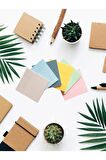 Şeffaf Renkli Yapışkan Post It Not Kağıdı Karenot Fıstık