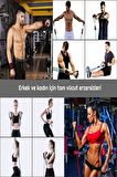 5 Li Profesyonel Direnç Lastiği Seti Plates Spor Fitness Kondisyon Hafif Pratik Direnç Lastik Seti