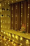 Şelale Akar Perde Led Işık Dekor Süsleme 8  Mod Fişli Animasyonlu Süsleme Günışığı 3*2 Metre 