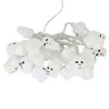 Kuru Kafa Başlıklı Led Işık Zinciri 10'lu Pilli Halloween Cadılar Bayramı Kutlama Dekor Işığı