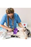 Evcil Hayvan Tarama Fırçası Otomatik Temizlenebilen Tuşlu Pratik Kedi Köpek Tüy Toplama Fırçası