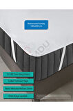 100x200cm Nonwoven Kumaş Tek Kişilik Dört Köşe Lastikli Yatak Koruyucu, Hasta Alezi, Çocuk Alezi