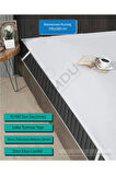 100x200cm Nonwoven Kumaş Tek Kişilik Dört Köşe Lastikli Yatak Koruyucu, Hasta Alezi, Çocuk Alezi
