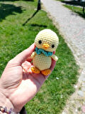 Amigurumi civciv anahtarlık aksesuar hediyelik oyuncak Dukakidstoys 