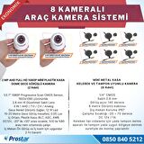 8 Kameralı Kayıtlı 1 TB HDD 9  inç Ekranlı Uzaktan İzlemeli Tak Kullan Set