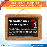 8 Kameralı Kayıtlı 500 GB HDD 9  inç Ekranlı Uzaktan İzlemeli Tak Kullan Set