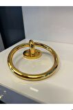 Halka Metal Kulp Süs (2 Adet) Altın Sandalye 6cm Dolap Kapak Modern Çekmece Tv Ünite Gold Mobilya
