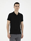 Pierre Cardin G021GL011.000.1954212 Siyah Slim Fit Basic Tişört