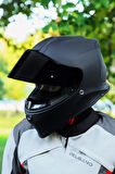 Dinamo Mat Siyah Full Face Kask
