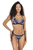 Endeep Kadın Desenli Dolgulu Üçgen Bikini Takımı