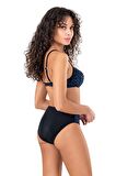 Endeep Kadın Leopar Desenli Destekli Bikini Takımı