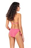 Endeep Kadın Fırfırlı Pembe Bikini Takımı