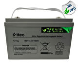 TTEC 12V 110Ah Jel Akü Solar Sistem ve Karavan İçin