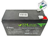 TTEC 12 Volt 9 Amper Jel Tip UPS Aküsü – Yatay & Dikey Kullanım