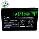 TTEC 12V 9Ah Jel Akü – Deep Cycle Uzun Ömürlü Kullanım