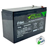 Pilsan Snappy Akülü Araba İçin 12V 7Ah Jel Akü