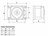 Bemis 1x16A Kauçuk Tekli Duvar Prizi 220 Volt IP54 BK1-1402-3511