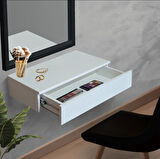 Makyaj Masası Dresuar Çekmeceli Duvara Montajlı MDF Dolap