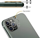 Apple iPhone 11 Pro Kamera Lens Koruyucu Temperli Cam