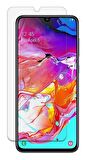 Engo Samsung Galaxy A70 Ekran Koruyucu Nano Cam İnce Esnek 9h Temperli Campet Ekran Koruyucu
