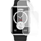 Huawei Watch Fit Elegant Ekran Koruyucu Şeffaf TPU Film 2 Adet