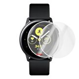 Samsung Galaxy Watch Active Ekran Koruyucu Şeffaf TPU Film 2 Adet