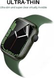 Engo Apple Watch Uyumlu 7 41 MM Ekran Koruyucu Şeffaf Esnek TPU Film 2 Adet