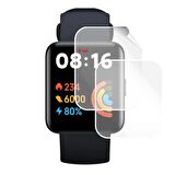 Xiaomi Redmi Watch 2 Lite Ekran Koruyucu Tam Kaplama TPU Film 2 Adet